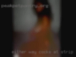 Either cocks at strip clubs way, I hope to see you then.
