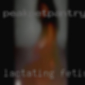 Lactating fetish